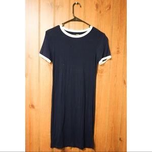 Navy tshirt dress